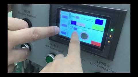YMJ ipad tablet edge laminating machine installation with explanation