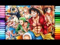 Drawing Straw Hat Pirates & Ace - One Piece