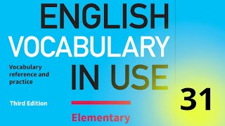 31. Cambridge English Vocabulary In Use || Elementary || Unit 31|| Animals