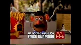 1990 - Mcdonalds - Fries Surprise With Mr. Potato Head Commercial