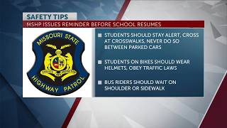 MSHP encourages safety as students head back to school