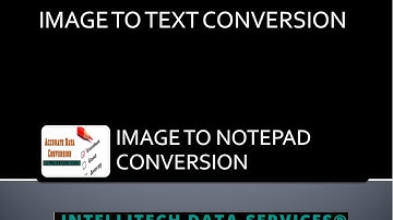 JPG-GIF-TIFF-PNG to Text/Notepad/Msword/Html Conversion with 99% Accuracy