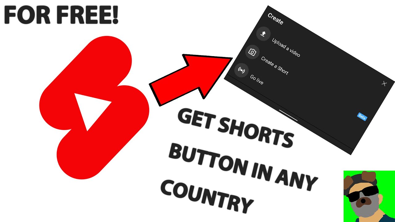How to get YouTube Shorts Button in ANY Country for FREE! #shorts - YouTube
