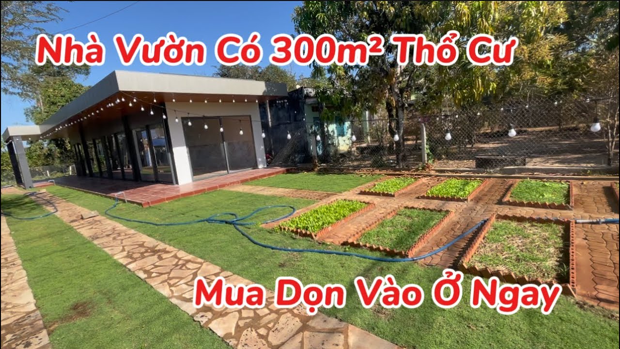 Nhà Vườn Nhỏ Xinh Mặt Tiền Nhựa Cách Hồ Trị An 800m