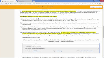 Assignment 5 Introduction, CSIT 134 PowerPoint Class, Spring 2017