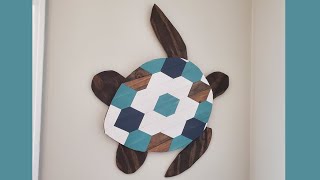 Tiled Turtle | Scroll Saw Project | Scrap Wood