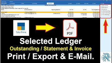 Tally Add-On Module  Auto Bulk Print Invoices, Ledgers, And Outstanding in Tally Prime