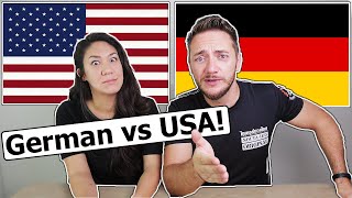 German Boyfriend's FIRST IMPRESSIONS of the USA! (Differences to Germany)