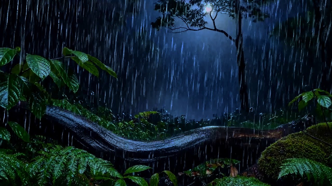 🌙 Deep Forest Rainfall — Peaceful Rain Sounds for Sleeping, Relaxing & Anxiety Relief 💧