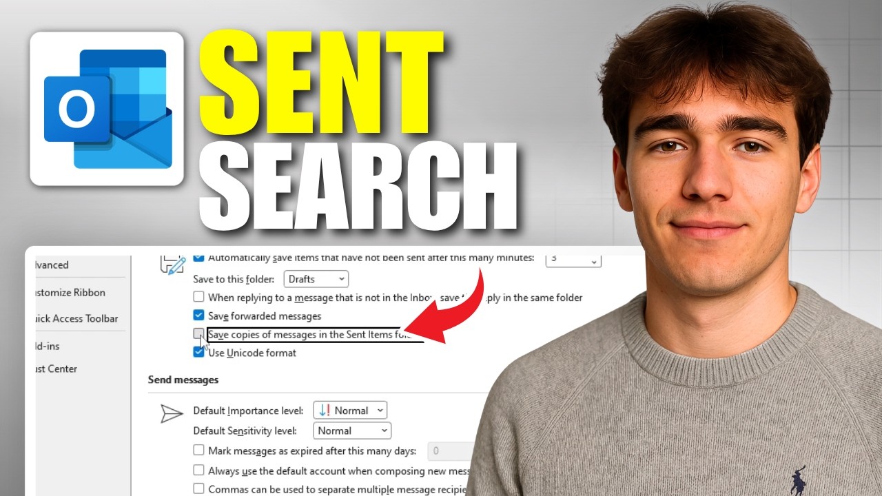 Search Sent Emails How To Find Sent Emails On Outlook (Tutorial 2026) - YouTube