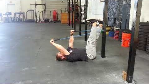 Contralateral Band Resisted Dead Bug