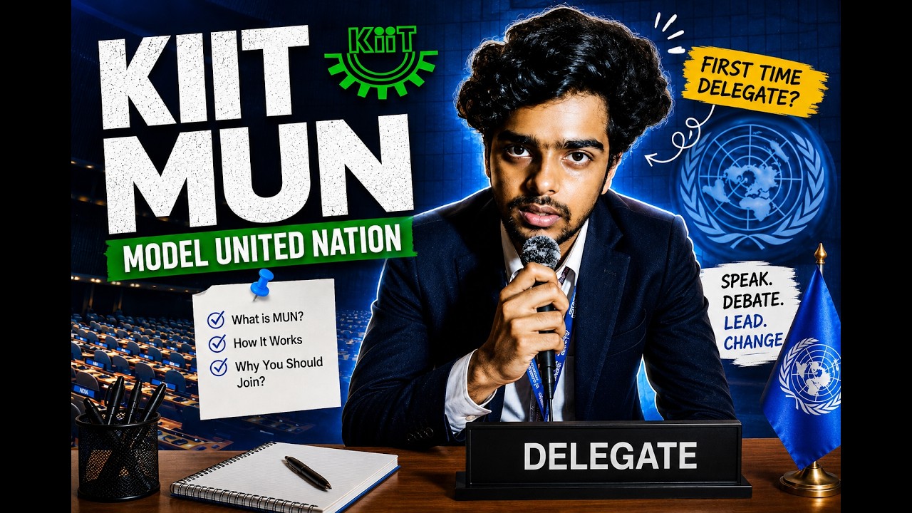 First Time KIIT MUN Experience Model United Nation 2025 || Overview , and what's my experience !!!