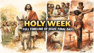Holy Week Explained: Full Timeline of Jesus’ Final Days (Bible Story) ! || Bible Stories