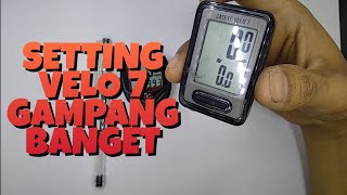 Cara Setting Speedometer Cateye Velo 7 Aksesoris Sepeda Mtb Roadbike Touring Bike