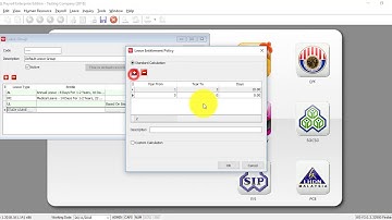 SQL Payroll Software Tutorial 015 Maintain Leave Type and Leave Group