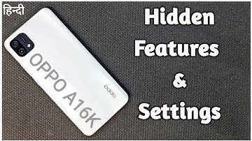 OPPO A16K Tips & Tricks | Hidden Features and Settings #oppoA16kWhite