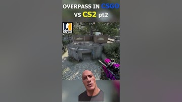 How good is the new Counter Strike 2 Overpass? pt2 #shorts