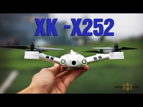 XK X252 FPV Quadcopter Review Unboxing and Maiden Flight
