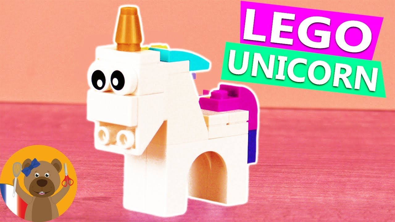 Construire une Licorne en Lego  Instructions pour faire une adorable  Licorne en Lego soi-même 