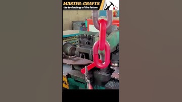 Manufacturing of chain ring buckles - Machines that make work easy and good tools