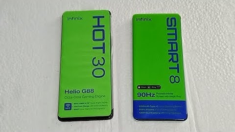 INFINIX SMART 8 vs Infinix Hot30 : Speed test