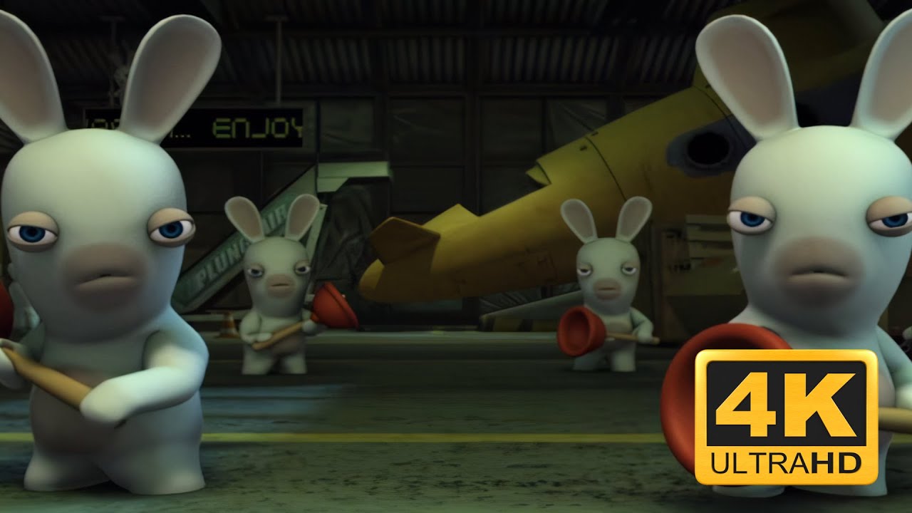 Rayman Raving Rabbids 2 | 4K Upscaled Cutscenes - YouTube