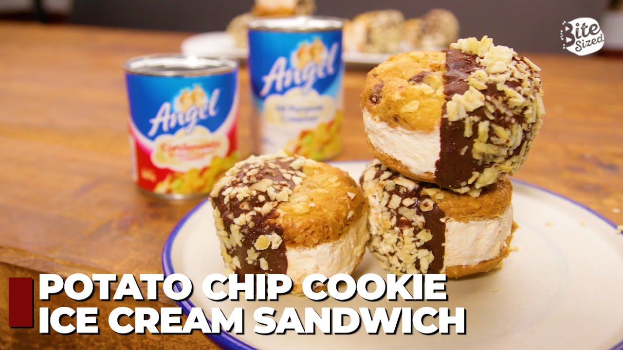 How to Make Potato Chip Cookie Ice Cream Sandwich Easy, Sweet, Savory