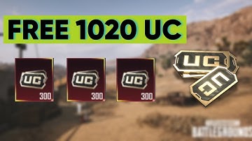 FREE 1020 UC - How To Get FREE UC In Bgmi /Free UC In Bgmi 