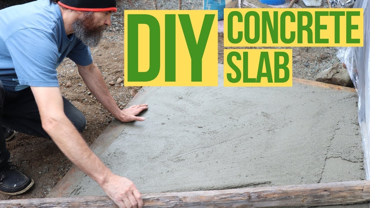 How to Build a Concrete Slab - YouTube