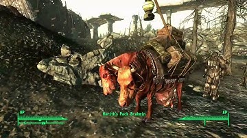 Fallout 3: Upgraded the trader caravans on my Enclave character