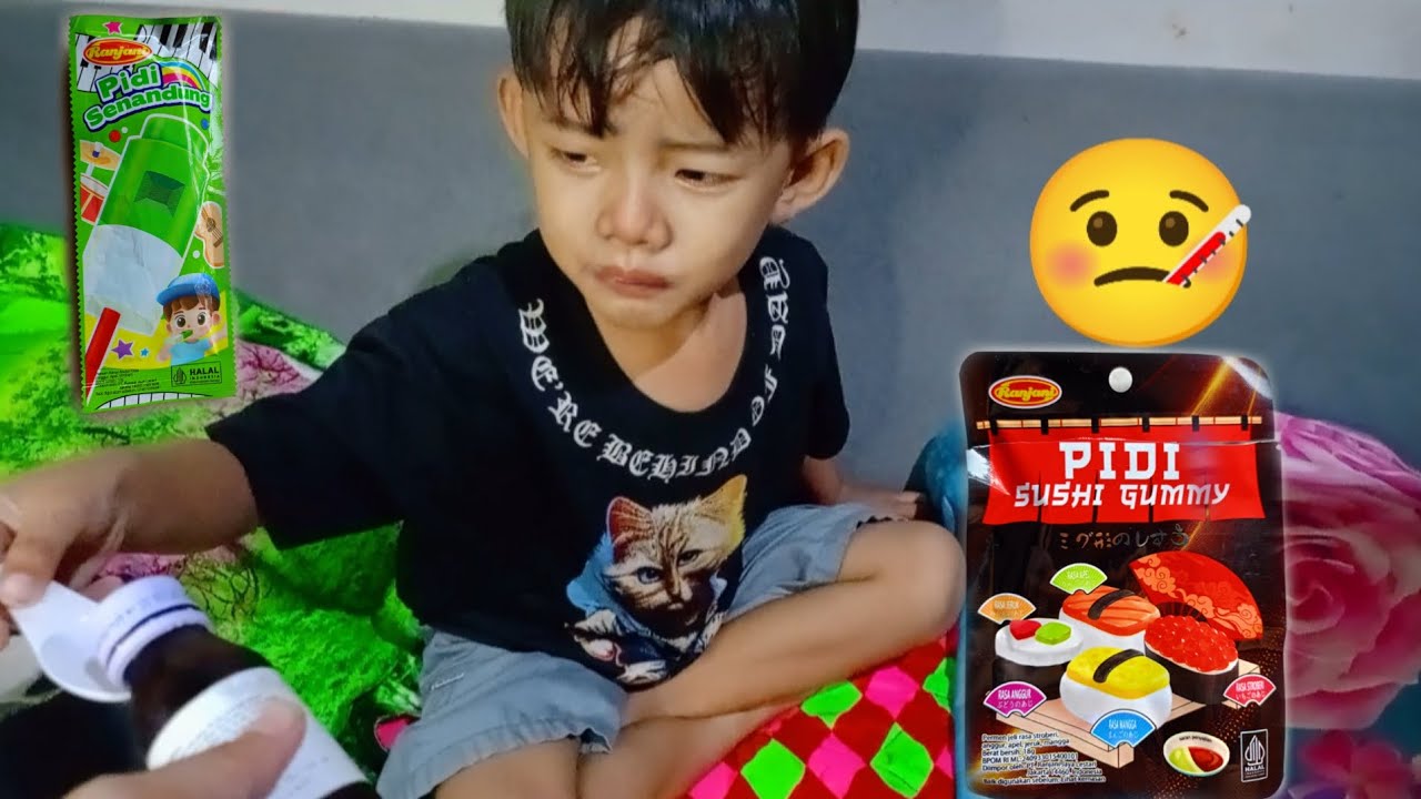DRAMA MAKAN PERMEN VIRAL | SAKIT DEMAM MINUM OBAT | SUSHI CANDY 