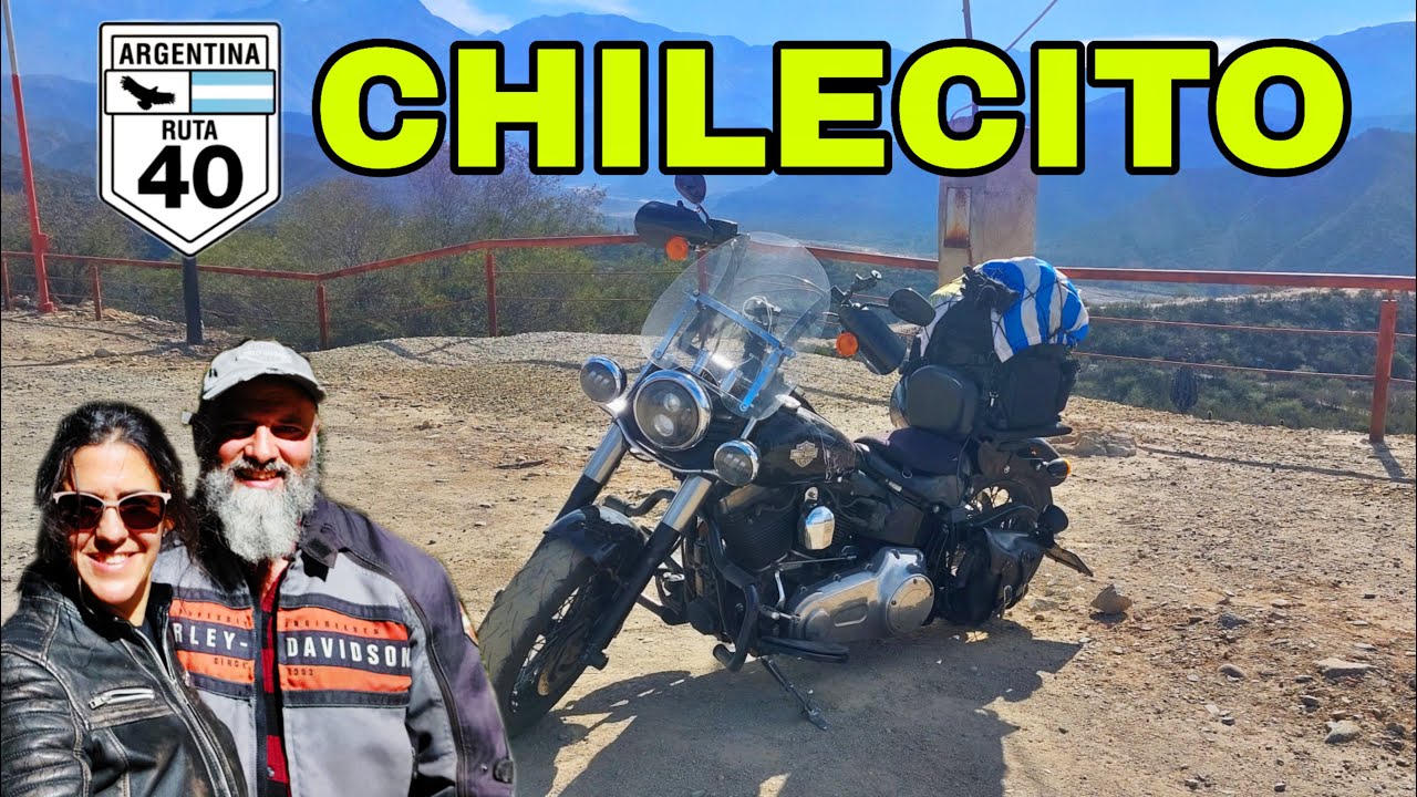 CHILECITO EN MOTO CABLE CARRIL MINA LA MEJICANA #motovlog #viajarenmoto #harleydavidson