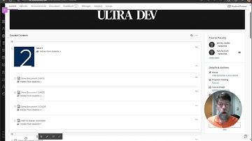 Using the content editor to create a heading structure in Blackboard Ultra