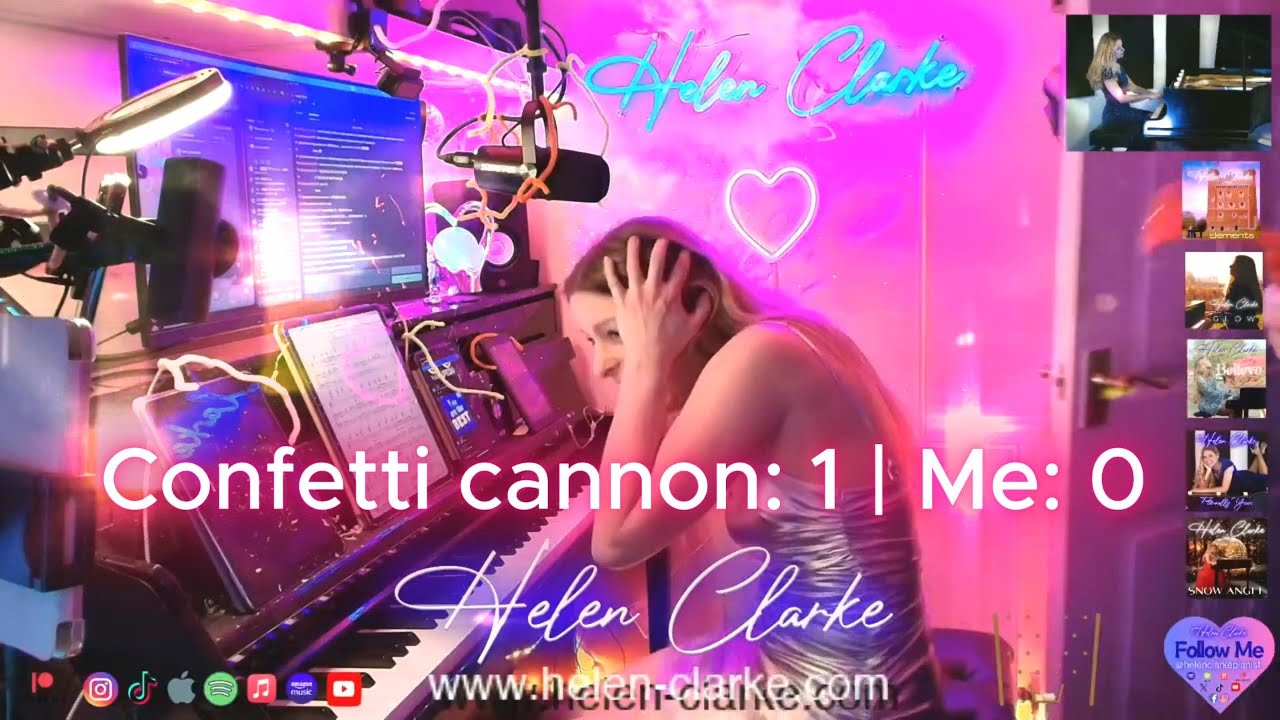 🔥 Rock You Like a Hurricane – LIVE Piano Cover (Confetti Cannon Jumpscare 😱🎹) 🔥