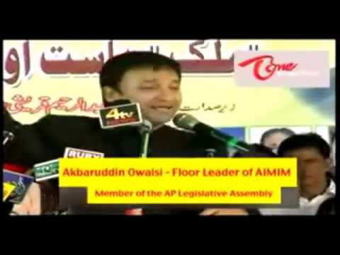 akbaruddin owaisi speech at nirmal