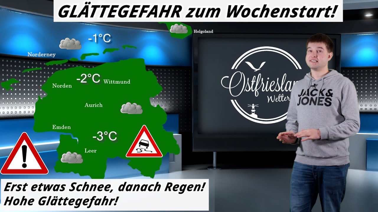 Erst GEFRIERENDER REGEN, danach STARKES TAUWETTER! Wetterbericht für Ostfriesland & die Küste