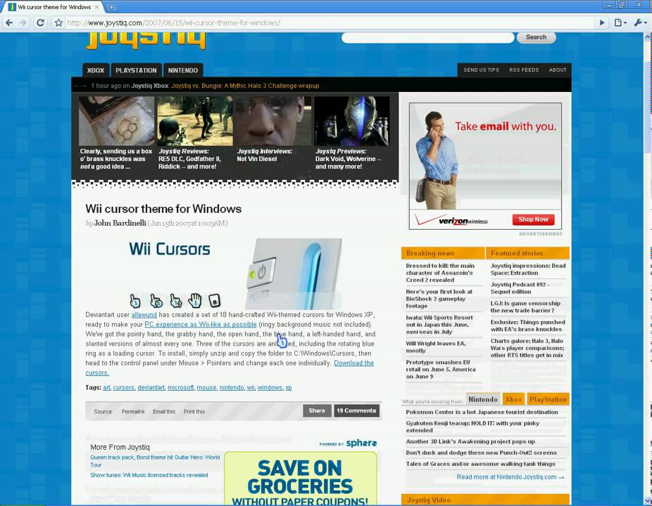 Windows Xp Wii How to get Wii cursors for Windows XP - YouTube
