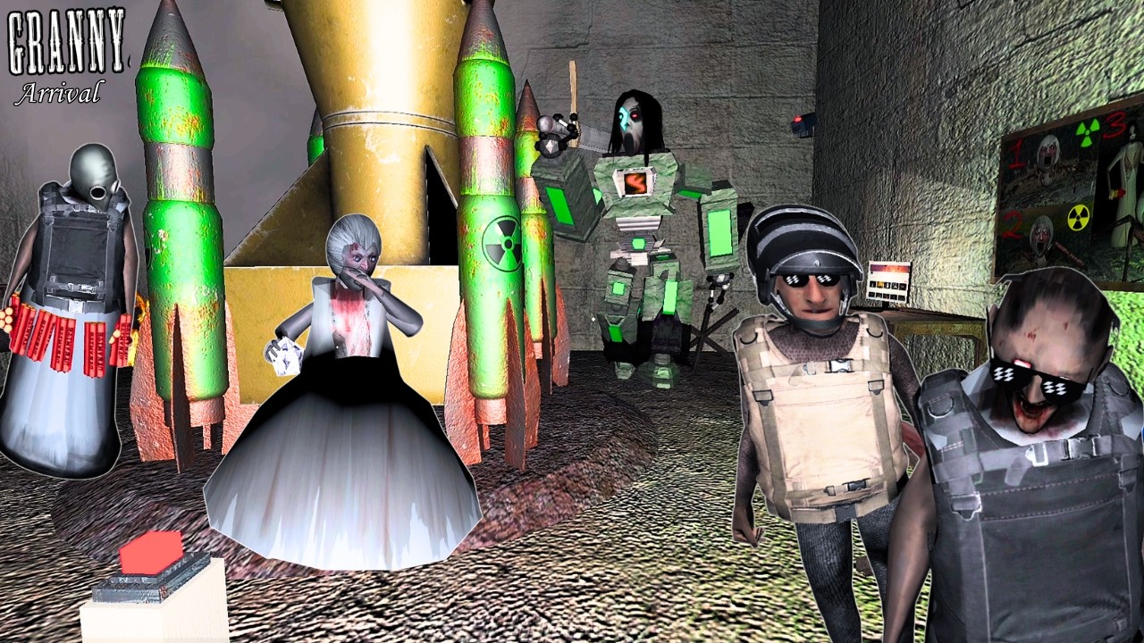 Granny Arrival (PC) Nuke Ending With Sword New Weapon - Full Gameplay