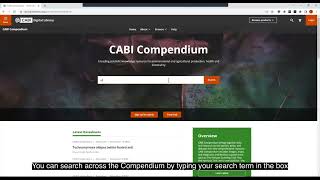 CABI Compendium Video Tour screenshot 1