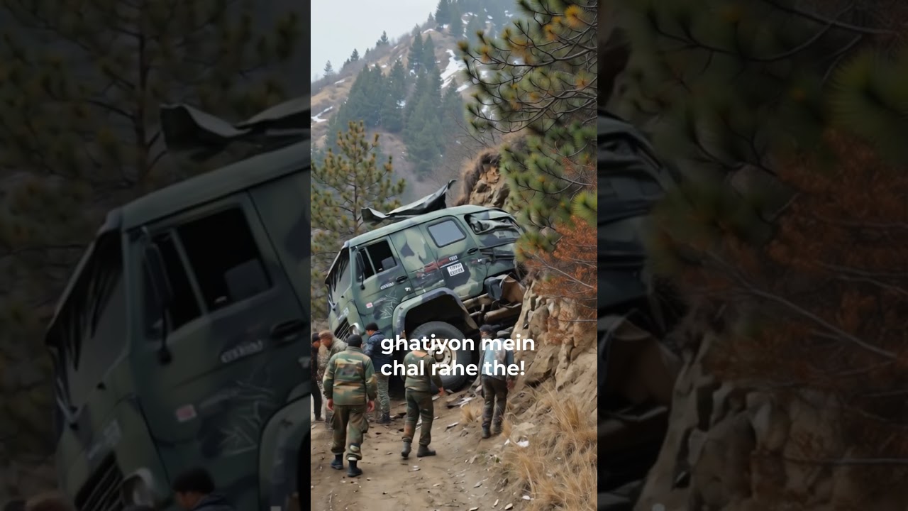 "😱 North Sikkim Truck Crash: 16 Jawans Martyred! Shocking Video" (3D) 