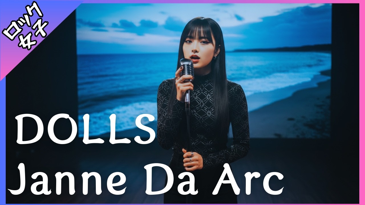 歌詞動画【DOLLS - Janne Da Arc】女性ボーカル / ロック女子 AIカバー曲