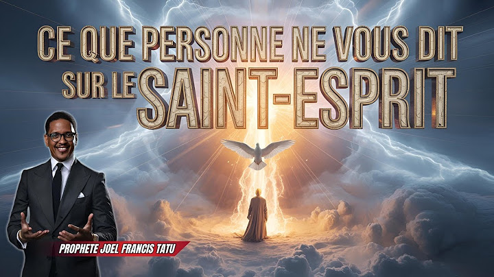 CE QUE PERSONNE NE VOUS DIT SUR LE SAINT-ESPRIT.🕊️PROPHETE JOEL FRANCIS TATU.👑