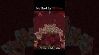 Nether XP Trick Nobody Talks About #minecraft #shorts #tutorial #minecraft