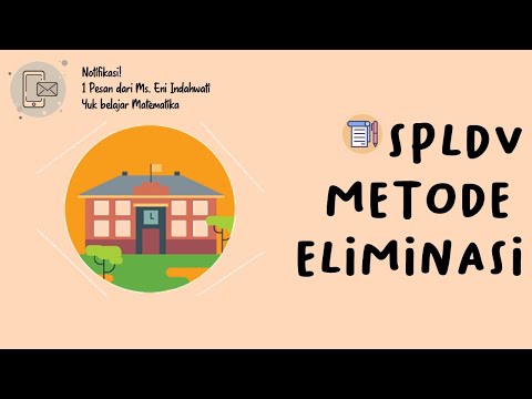 Sistem Persamaan Linear Dua Variabel Spldv Metode Eliminasi Youtube