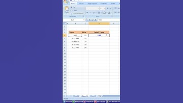 👌👍 #shorts Add Minutes to Time in Excel 🤔 #tricks #Viralvideo  😱