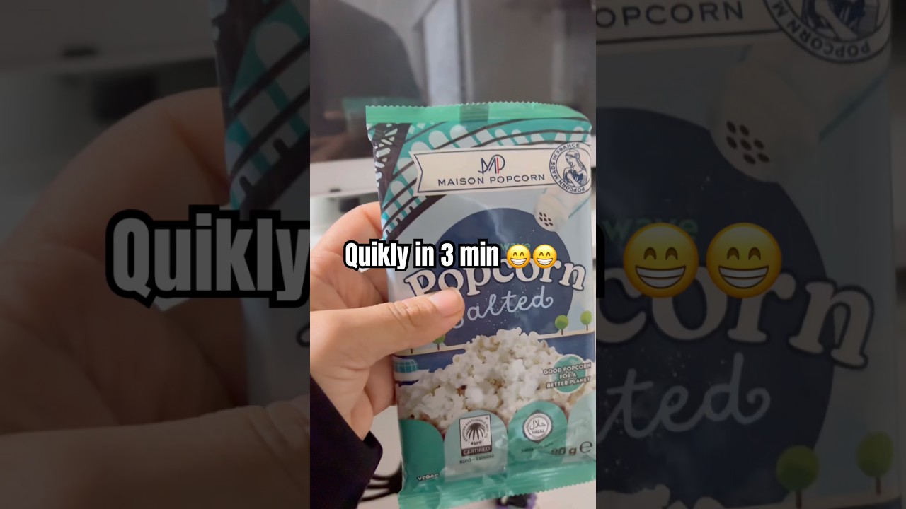 U can try on microwave easy and fast way to eat popcorn ♥️❤️