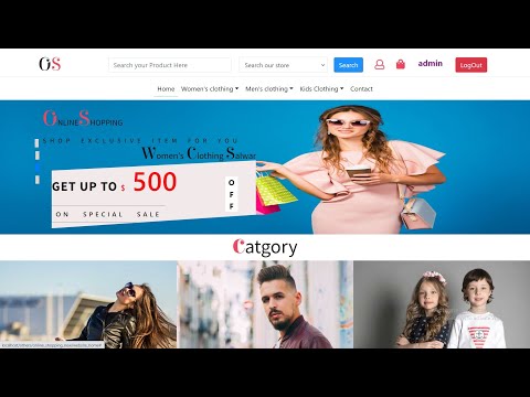 ECommerce Website PHP  MYSQL | online shopping website php #Laravel #codeigniter4