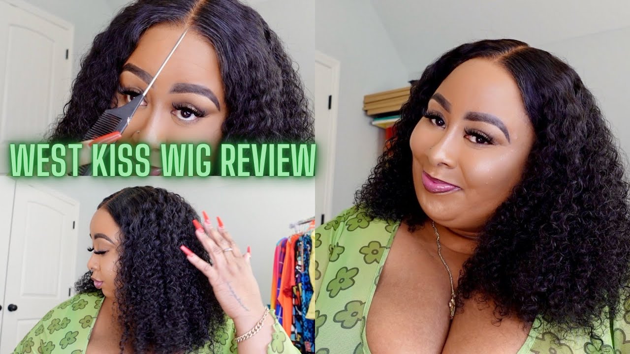 LESS THAN 5 MINUTE WIG INSTALL?! WEST KISS GLUELESS READY TO GO CURLY