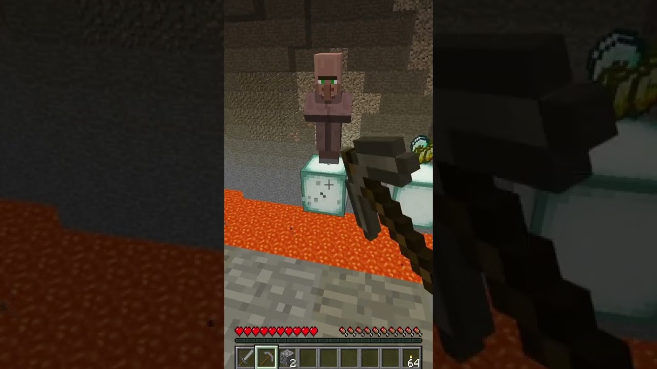 Diamonds OR Villager? (Angry Iron Golem...) 