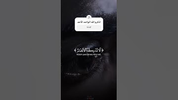 لا تدركه الأبصار تلاوه تخشع لها القلوب #لايك #duet #دويتو